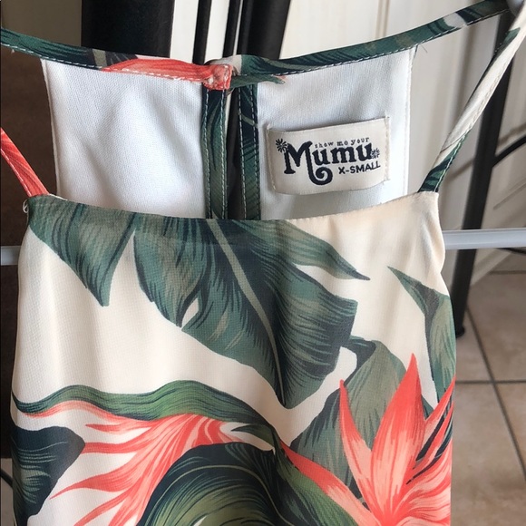 Show Me Your MuMu Leaf Printed Mini Dress! - Picture 3 of 5